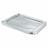 Steam Pan Foil Lids, Fits Half-Size Pan, 25 Gauge, 12.81 x 10.44, 100/Carton (204900)