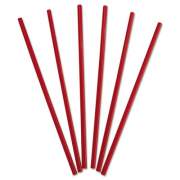 Dixie Wrapped Giant Straws, 10.25", Polypropylene, Red, 300/Box, 4 Boxes/Carton (GW104)