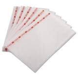 Chix Food Service Towels, 13 x 21, Red/White, 150/Carton (8242)