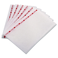 Food Service Towels, 13 x 21, Red/White, 150/Carton (8242)
