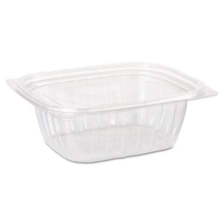 Dart ClearPac Container Lid Combo-Pack, 12 oz, 4.88 x 5.88 x 2, Clear, 63/Bag, 4 Bags/Carton (C12DCPR)