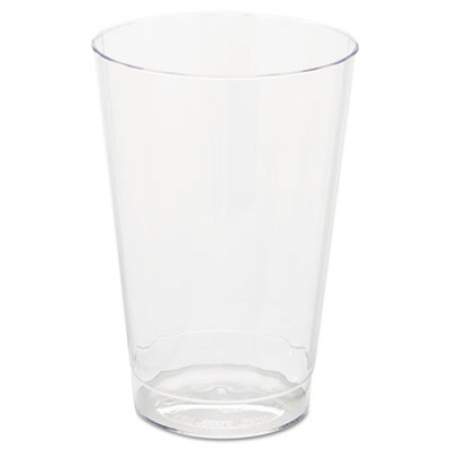 WNA Classic Crystal Plastic Tumblers, 12 oz, Clear, Fluted, Tall, 20 Pack, 12 Packs/Carton (CC12240)