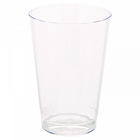 Classic Crystal Plastic Tumblers, 12 oz, Clear, Fluted, Tall, 20/Pack, 12 Packs/Carton (CC12240)