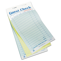 Guest Check Pad, 17 Lines, Two-Part Carbonless, 3.6 x 6.7, 50 Forms/Pad, 50 Pads/Carton (GC70002)