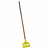 Invader Wood Side-Gate Wet-Mop Handle, 54", Natural/Yellow (H115)
