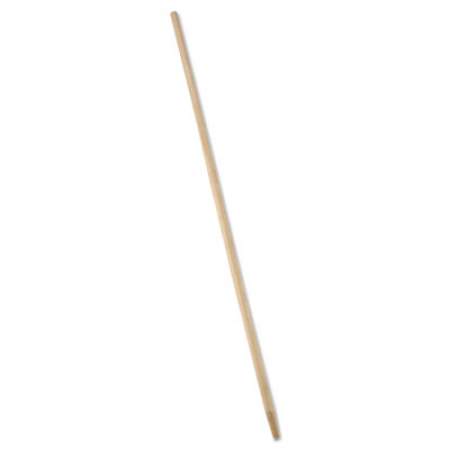 Rubbermaid Commercial Tapered-Tip Wood Broom/Sweep Handle, 60", Natural (6362)