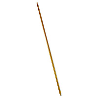 Wood Threaded-Tip Broom/Sweep Handle, 0.94" dia x 60", Natural (6361)