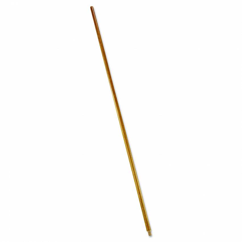 Wood Threaded-Tip Broom/Sweep Handle, 0.94" dia x 60", Natural (6361)