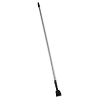 Snap-On Fiberglass Dust Mop Handle, 1" dia x 60", Gray/Black (M146)