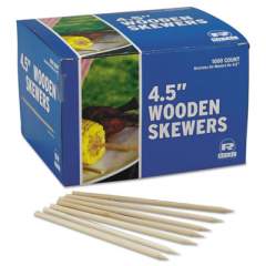 AmerCareRoyal Wooden Skewers, 4 1/2 Inches, 10000/carton (R815)
