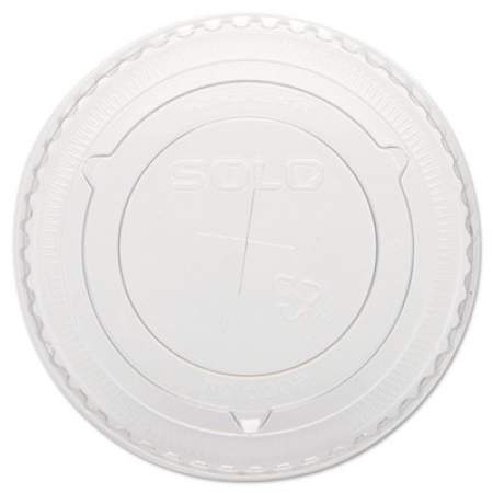 Dart Straw-Slot Cold Cup Lids, 10oz Cups, Clear (600TS)
