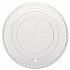 Straw-Slot Cold Cup Lids, Fits 10 oz Cold Cups, Plastic, Clear, 100/Pack, 25 Packs/Carton (600TS)