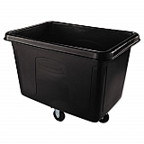 Cube Truck, 105 gal, 500 lb Capacity, Plastic, Black (4614BLA)