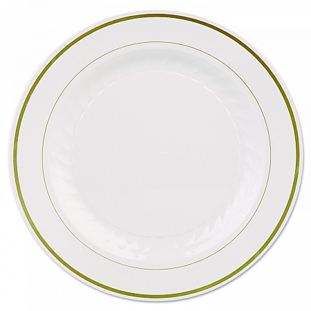 Masterpiece Plastic Plates, 10.25