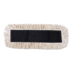 Boardwalk Disposable Dust Mop Head w/Sewn Center Fringe, Cotton/Synthetic, 36w x 5d, White (1636)