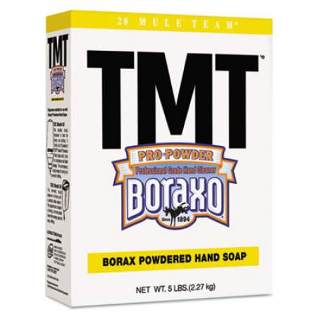 Boraxo TMT Powdered Hand Soap, Unscented Powder, 5 lb Box, 10/Carton (02561CT)