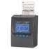 Lathem Time 7500E Totalizing Time Recorder, LCD Display, Charcoal