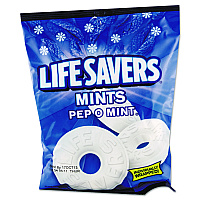 Hard Candy Mints, Pep-O-Mint, Individually Wrapped, 6.25 oz Bag (88503)