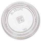Fabri-Kal Portion Cup Lids, Fits 1.5 oz to 2.5 oz Cups, Clear, 125/Sleeve, 20 Sleeves/Carton (XL250PC)