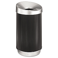At-Your-Disposal Vertex Receptacle, 38 gal, Polyethylene, Black (9799BL)