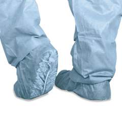 Medline Polypropylene Non-Skid Shoe Covers, Large, Blue, 100/Box (CRI2002)