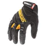 Ironclad SuperDuty Gloves, Large, Black/Yellow, 1 Pair (SDG204L)
