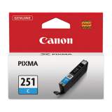 Canon 6514B001 (CLI-251) ChromaLife100+ Ink, 304 Page-Yield, Cyan
