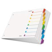 Cardinal OneStep Printable Table of Contents Dividers, 8-Tab, 1 to 8, 11 x 17, White, 1 Set (84894)