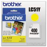 Brother LC51Y Innobella Ink, 400 Page-Yield, Yellow