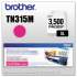 Brother TN315M High-Yield Toner, 3,500 Page-Yield, Magenta