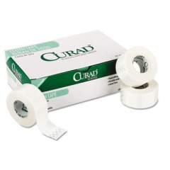 Curad First Aid Cloth Silk Tape, 1" Core, 2" x 10 yds, White, 6/Pack (NON270102)