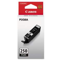 Canon 6497B001 (PGI-250) ChromaLife100+ Ink, 300 Page-Yield, Black