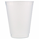 Front Flex Plastic Cups, 16 oz, Frosted, 25/Pack, 20 Packs/Carton (PF16)