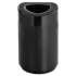 Safco Open Top Round Waste Receptacle, Steel, 30 gal, Black (9920BL)