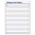 TOPS "Things To Do Today" Daily Agenda Pad, 8.5 x 11, 1/Page, 100 Forms (2170)