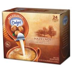 International Delight Coffee Creamer, Hazelnut, 0.4375 oz Liquid, 24/Box (100680)