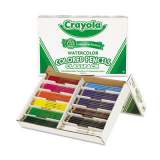 Crayola Watercolor Pencil Classpack Set, 3.3 mm, 2B (#1), Assorted Lead/Barrel Colors, 240/Pack (684240)