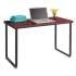 Safco Steel Desk, 47.25" x 24" x 28.75", Cherry/Black (1943CYBL)
