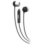 Maxell In-Ear Buds with Built-in Microphone, Black (190300)