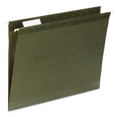 AbilityOne 7530013649497 SKILCRAFT Hanging File Folder, Letter Size, 1/3-Cut Tab, Green, 25/Box