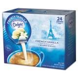 International Delight Flavored Liquid Non-Dairy Coffee Creamer, French Vanilla, 0.4375 oz Cup, 24/Box (100681)