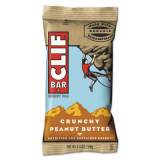 CLIF Bar Energy Bar, Crunchy Peanut Butter, 2.4 oz, 12/Box (50120)