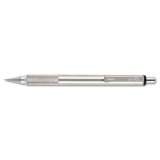 Zebra M-701 Mechanical Pencil, 0.7 mm, HB (#2.5), Black Lead, Silver Barrel (59411)