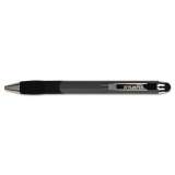 Zebra StylusPen Retractable Ballpoint Pen/Stylus, Gray (33301)