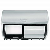 Compact Coreless Side-by-Side Double Roll Tissue Dispenser, 10.13 x 6.75 x 7.13, Stainless Steel (56798)