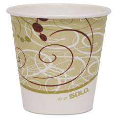 Dart Single-Sided Poly Paper Hot Cups in Symphony Design, 10 oz, 50 Sleeve, 20 Sleeves/Carton (410SMSYM)