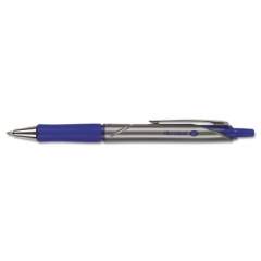 Pilot Acroball Pro Advanced Ink Ballpoint Pen, Retractable, Medium 1 mm, Blue Ink, Silver Barrel, Dozen (31911)