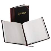 Boorum & Pease Log Book, List-Management Format, Medium/College Rule, Black/Red Cover, 10.13 x 7.78, 150 Sheets (G21150R)