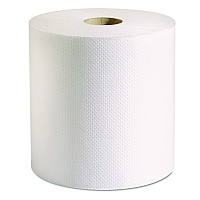 100% Recycled Hardwound Roll Paper Towels, 1-Ply, 7.88" x 800 ft, White, 6 Rolls/Carton (P708B)