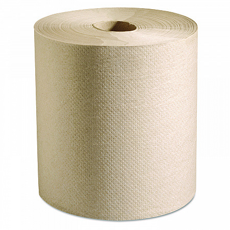 100% Recycled Hardwound Roll Paper Towels, 1-Ply, 7.88